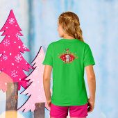 T-shirt Lettre pain d'épices de Noël Whimsical E Girl