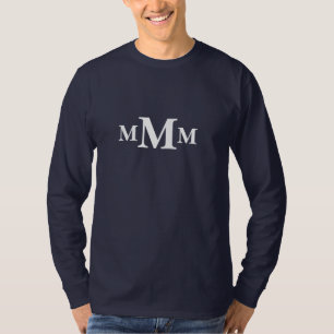 T-shirt Lettre personnalisée "M" Modèle Monogramme