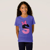 T-Shirt lettre pointillée s (Devant entier)