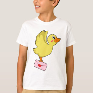 T-SHIRT LETTRE PORTEFEUILLE DE CANARD