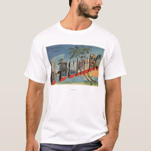 T-shirt Lettre ScenesFlorida de FloridaLarge