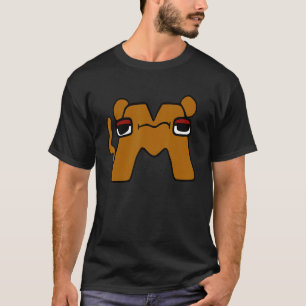 T-shirt Lettre Souris M Alphabet Lore Animaux Pour Garçons