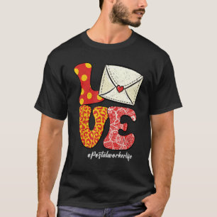 T-shirt Lettre Super rétro Enveloppe Leopard Postal W