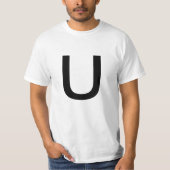T-shirt Lettre U (Devant)