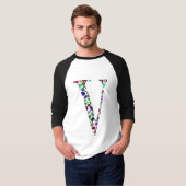 T-shirt Lettre V Monogramme (Devant entier)