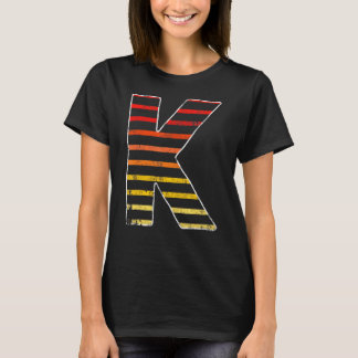 T-SHIRT LETTRE VINTAGE K