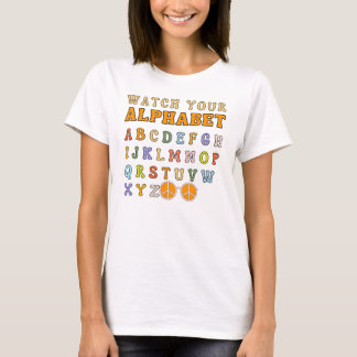 T-shirt Lettres alphabets super