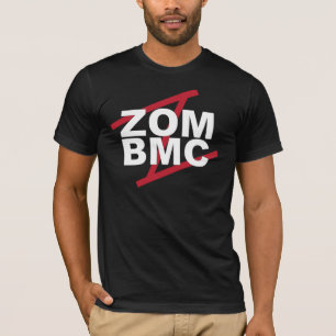 T-shirt Lettres blanches de ZOM BMC sur Z rouge