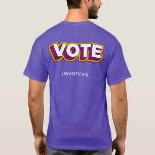 T-shirt Lettres bloc blanc