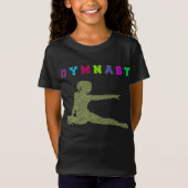 T-shirt Lettres colorées Gymnaste (Devant)