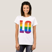 T-SHIRT LETTRES D'AMOUR DE COUPLES - LO (Devant entier)