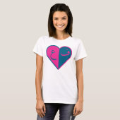 T-shirt Lettres dans le coeur (Devant entier)