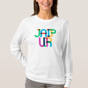 T-shirt Lettres d'art pop indien de Jaipur