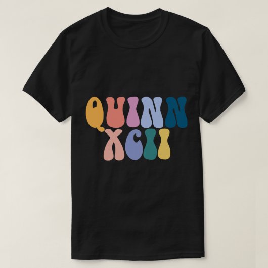 T-shirt Lettres de la bulle Quinn Xcii (Design devant)