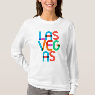 T-shirt Lettres de Las Vegas United States Pop Art