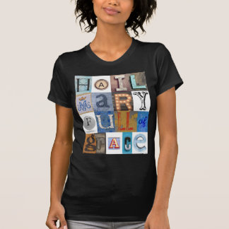 T-shirt Lettres de Mary de grêle