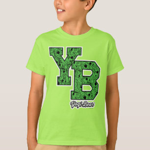 T-shirt Lettres de Varsité à motifs de l'ours de Yogi