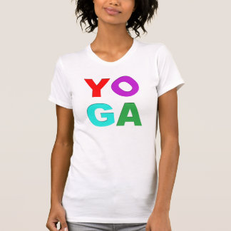 T-shirt Lettres de yoga