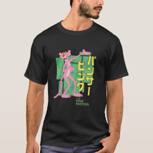 T-shirt Lettres japonaises Pink Panther