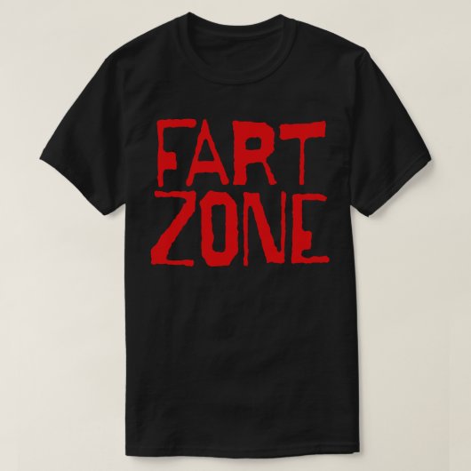 T-shirt Lettres rouges Fart Zone (Design devant)