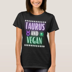 T-shirt Lettres Taurus & Vegan Neon