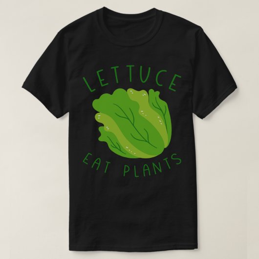 T-shirt Lettuce Manger Plantes 1 (Design devant)