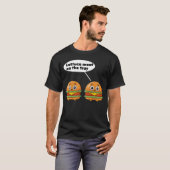 T-shirt lettuce meat on the tray funny food (Devant entier)
