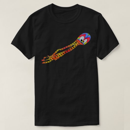 T-shirt Letx27s Aller Voler Un Cerf-volant PolkaDot Octopu (Design devant)
