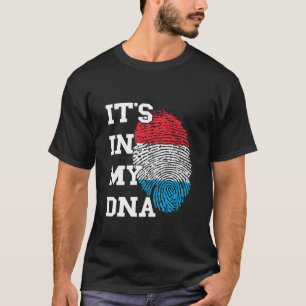T-shirt Letzebuerg C'est Dans Mon Empreinte Digitale Luxem