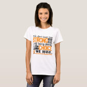 T-shirt Leucémie comme nous forts sommes (Devant entier)