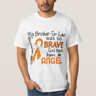 T-shirt Leucémie de beau-frère de l'ange 2