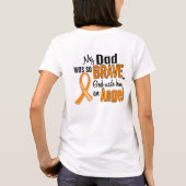 T-shirt Leucémie de papa d'ange (Dos)