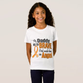 T-Shirt Leucémie de papa d'ange (Devant entier)