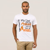 T-shirt Leucémie de papa de l'ange 2 (Devant entier)