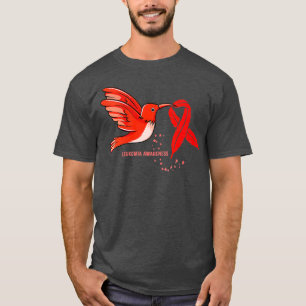 T-shirt Leucémie féminine Guerrier Leucémie Sensibilisatio