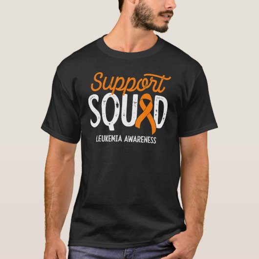T-shirt Leucémie Guerrier Soutien Escadron Survivant Sensi (Devant)