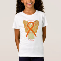 Leucémie Orange Sensibilisation Ribbon Angel Chemi