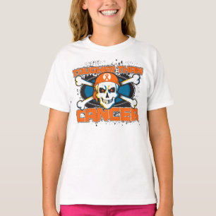 T-shirt Leucémie plus dure que le crâne de Cancer