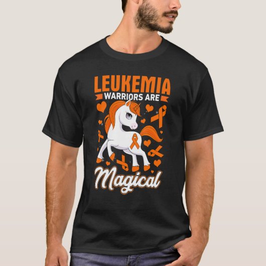 T-shirt Leukemia Warriors Are Magical Awareness Month Unic (Devant)