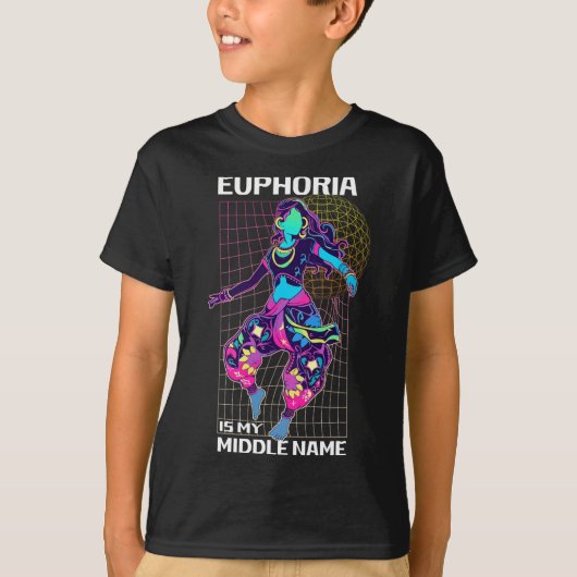 T-shirt L'Euphorie Est Mon Moyen-Nom Rave Energy (Devant)