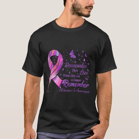 T-shirt Leur amour Alzheimer et la prise de conscience (Devant)