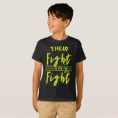 T-shirt Leur combat est mon combat Conscience des maladies (Devant entier)