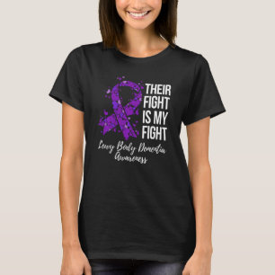 T-shirt Leur combat est mon combat Lewy Body Démence