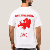 T-shirt L'Europe 2005 - Autorité de drogues (Dos)