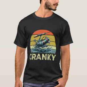 T-shirt Leurre de pêche Crankbait - Pêcheurs Drôle Cranky