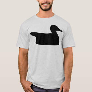 T-shirt Leurre vintage de canard noir
