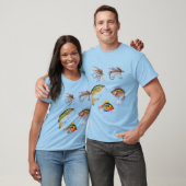 T-shirt Leurres de pêche (Unisexe)