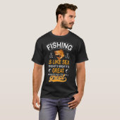 T-shirt Leurres de pêche rétro (Devant entier)
