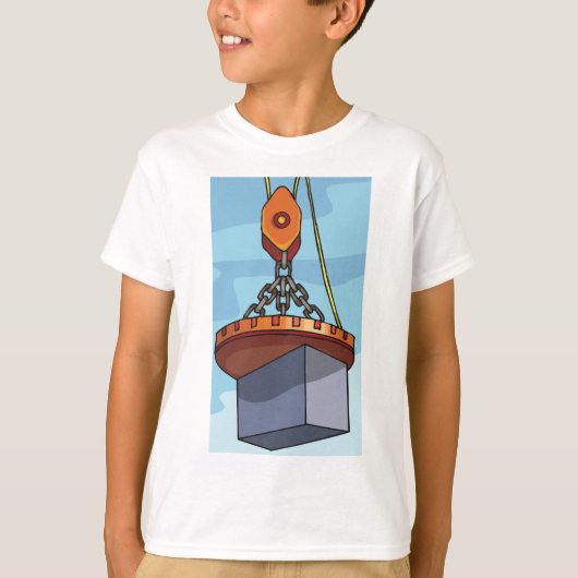 T-shirt Levage de grue (Devant)