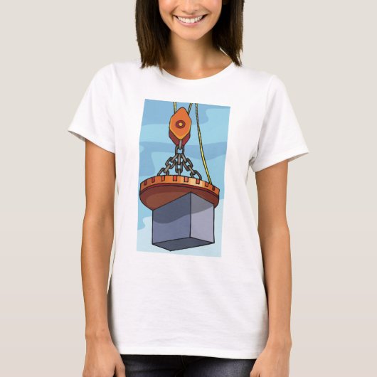 T-shirt Levage de grue (Devant)